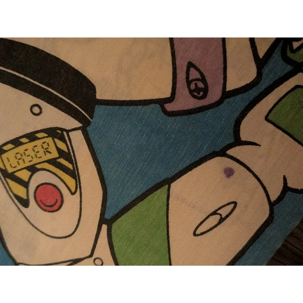 Vtg Toy Story Set of 2 Pillow Cases Woody and Buzz Lightyear